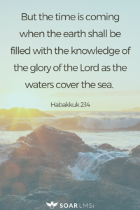 Habakkuk 2:14 verse knowledge SOAR LMS intelligence